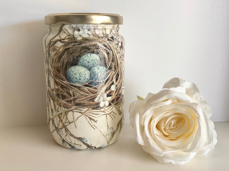 Birds Nest Storage Jar New Home Gift Gift for Mum Bird Food Etsy Canada