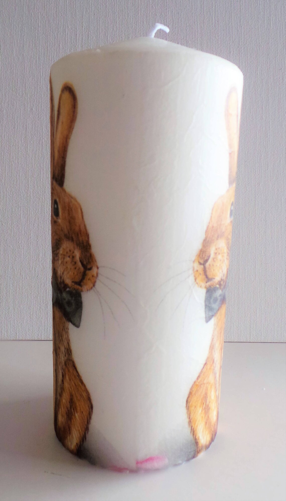 Rabbits candle wedding candle gift rabbit lovers gift Etsy