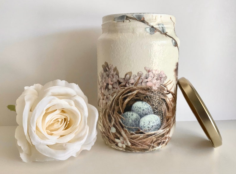 Birds Nest Storage Jar New Home Gift Gift for Mum Bird Food Etsy Canada