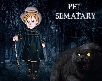 Gage Creed Horror Enamel Pin | Pet Sematary | Miko Hughes | Stephen King | Horror Movie | Enamel Pins Movies Lapel