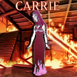 Carrie White Horror Enamel Pin | Carrie | Stephen King | Horror Movie | Lapel Pin | | Enamel Pins Movies | Horrorpins Lapel Gift