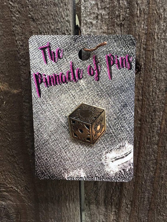 Hellraiser Puzzle Box Horror Enamel Pin | the Lament Configuration