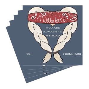 PERSONALISIERTE "I Wille Love You" Valentinskarte - PDF zum Download