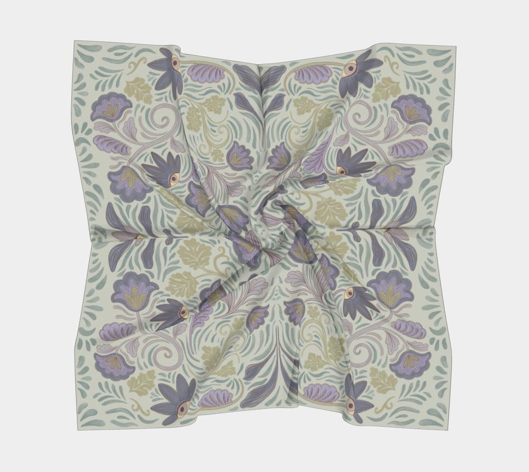 Allegra Blossom Scarf Necklace main image 1