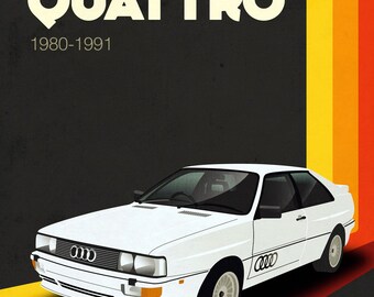 2X Car silhouette stickers for Audi 80 B3 4-door sedan 1986–1991