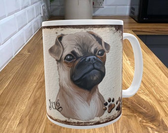 Jug 11oz Coffee Mug My Dog's Rules Theme 735DRMUG