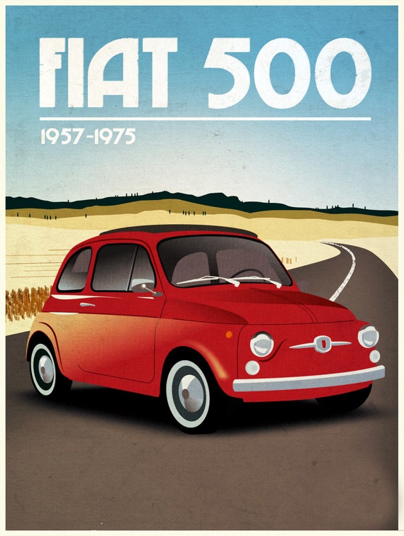 fiat 500 fridge