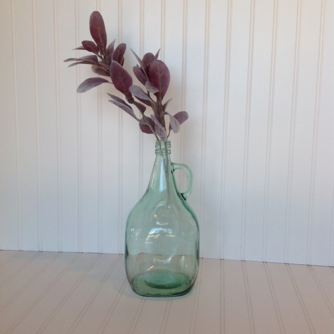 Vintage Paul Masson Glass Bottle, Vintage Green Glass Bottle, Vintage