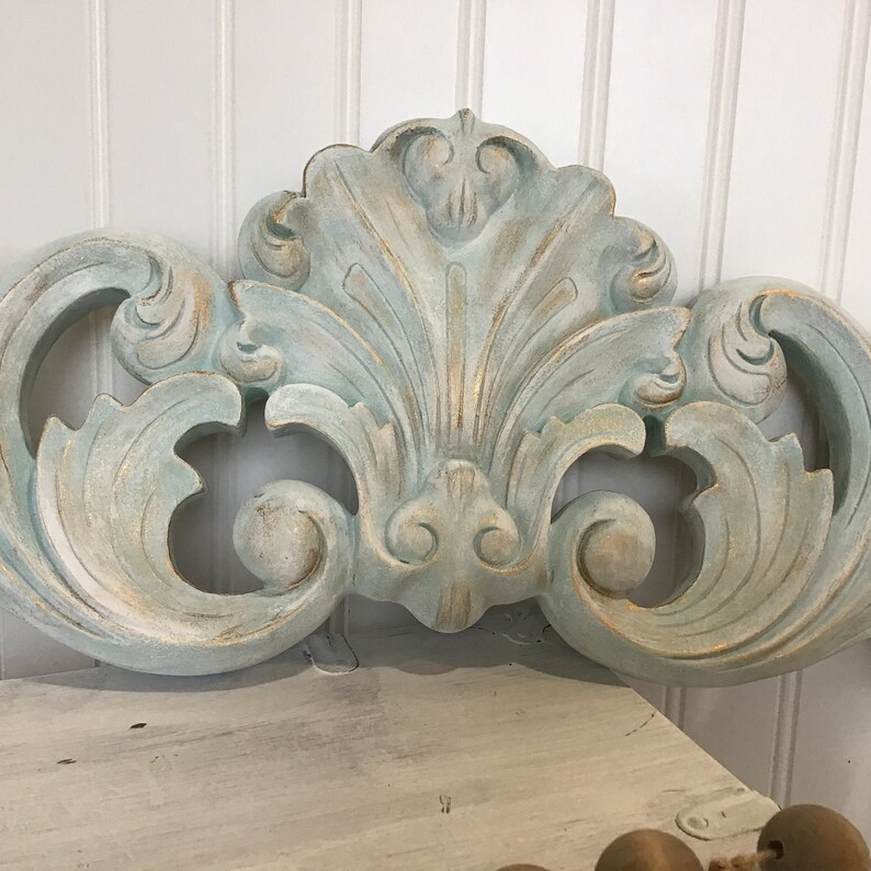 Cottage wall decor Cottage wall pediment Shabby cottage chic Etsy