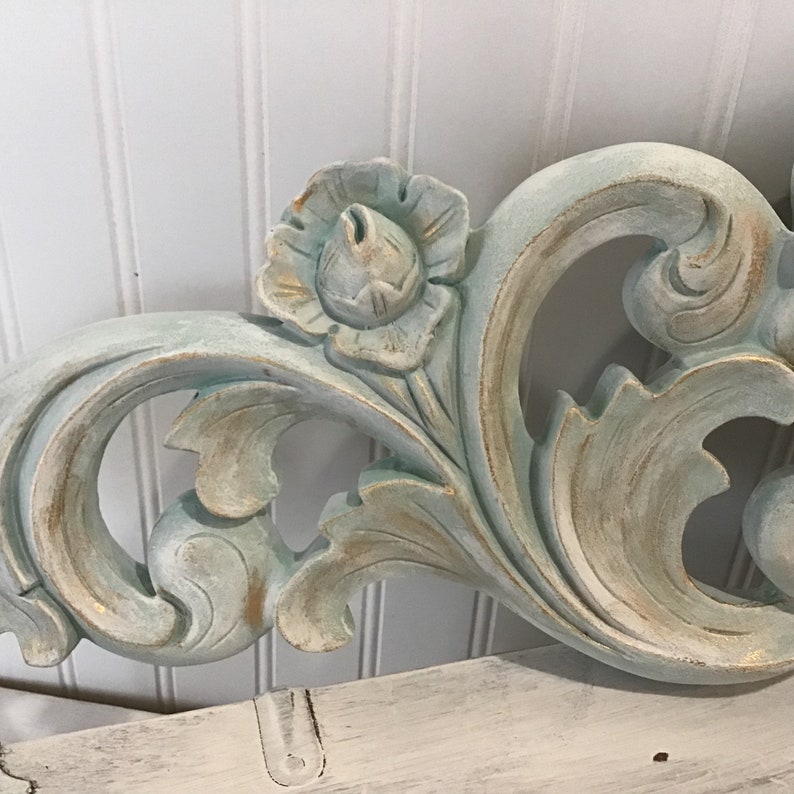 Cottage wall decor Cottage wall pediment Shabby cottage chic Etsy
