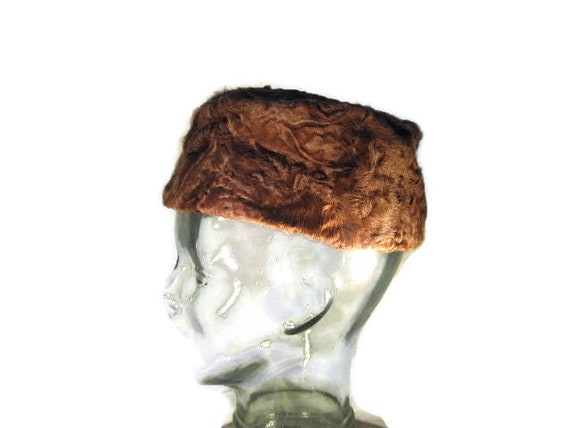 Vintage Fur Pill Box Hat - 1930's - image 3