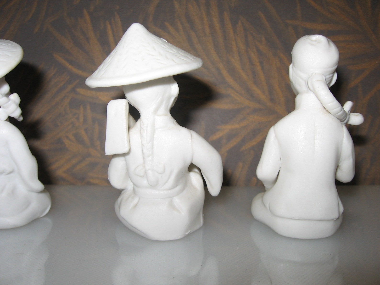 Vintage Asian Figurines Set of 4 1960s Japan Etsy