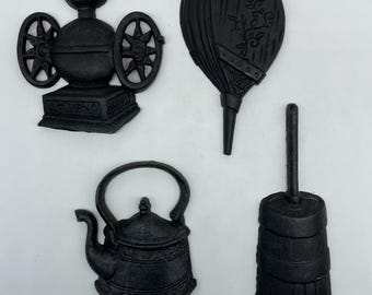 Vintage Cast Iron Kitchen Wall Decor: Farmhouse Tool Set, Taiwan