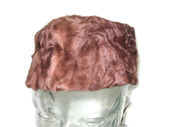 Vintage Fur Pill Box Hat - 1930's - image 10