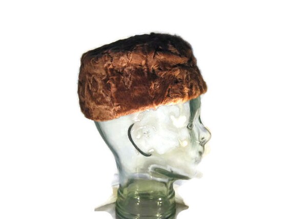 Vintage Fur Pill Box Hat - 1930's - image 2