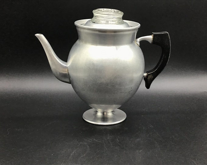 Vintage Stovetop Aluminum Percolator Etsy