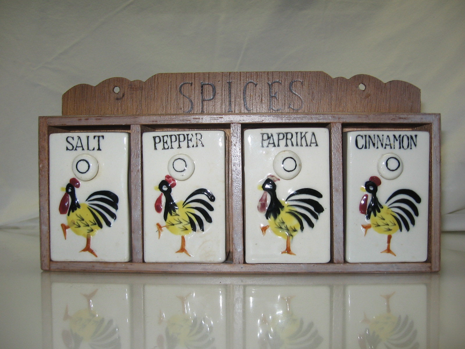 Rooster spice rack best sale