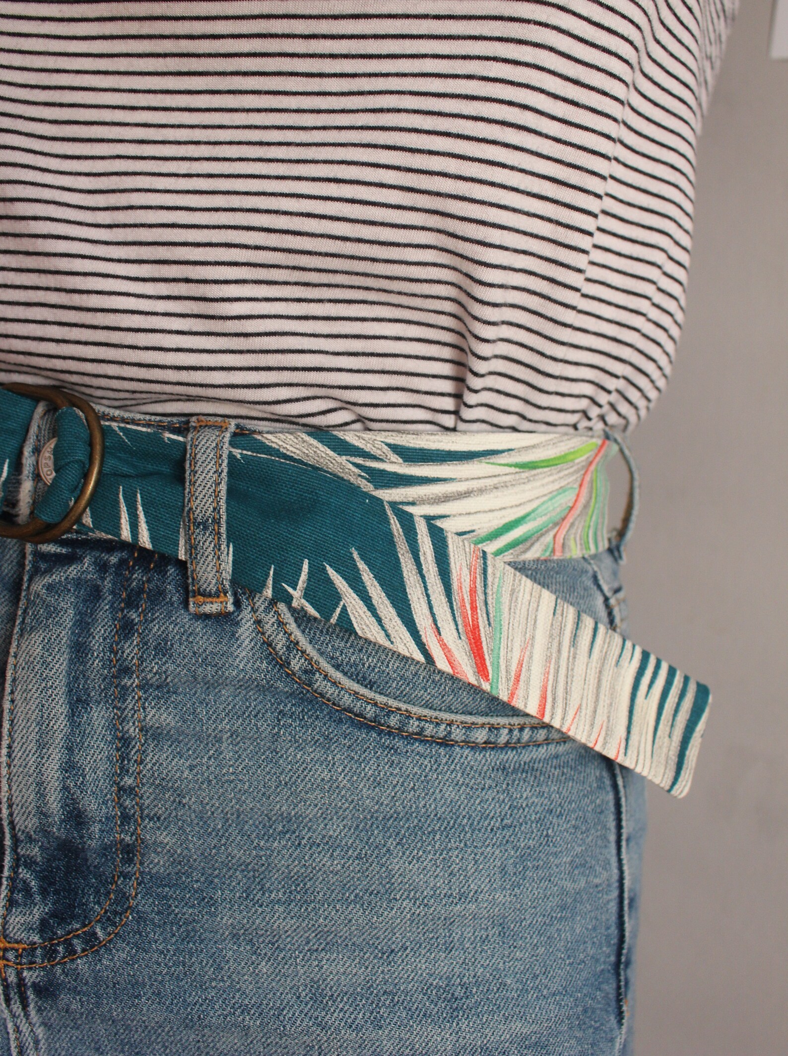 Ceinture en plissé artisanal No Season main image 1