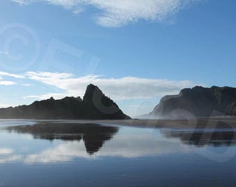 Karekare Beach, New Zealand -Landscape Photography Art Print,Home Decor,Wall Art, Nursery Decor,Fathers Day, Beach, Ocean,Housewarming Gift