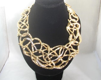 Elizabeth Taylor for Avon Treasured Vine Necklace, c1994, with Original Box