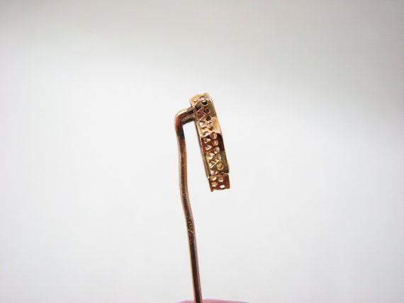 Antique French 18ct Gold Stick Pin with Star open… - image 6