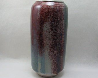 British Studio Sang De Bouef Glazed Studio Vase by Nigel Cox, 14.5 cm (H), British Studio Pottery, Impress Marked, c1980s