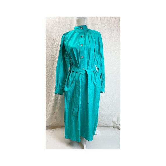 Vintage 80s Balenciaga Boutique Silk Dress - image 1