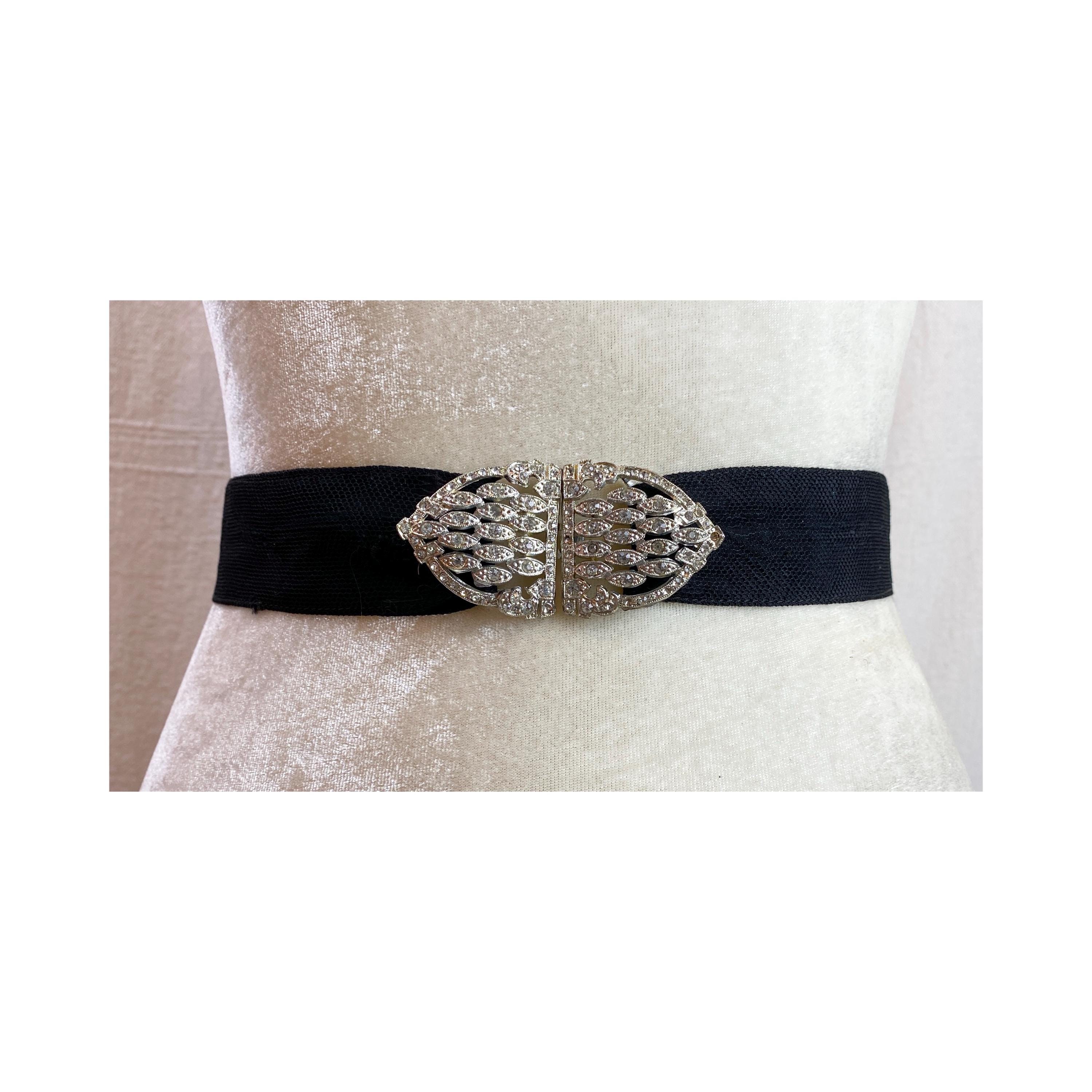 1950s Rhinestone Belt - Etsy