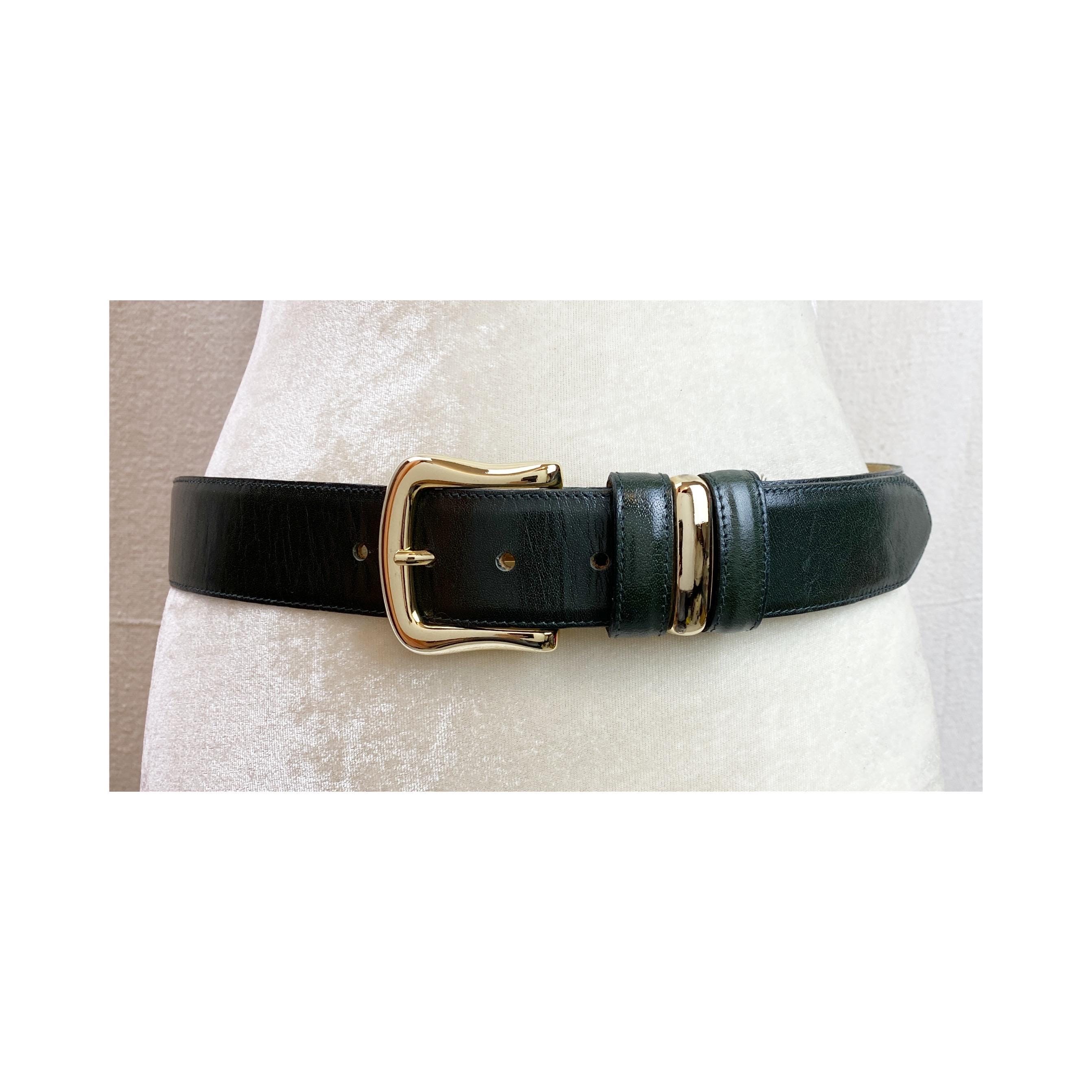 Vintage Talbots Brown Genuine English Saddle Hide Leather Skinny Belt Size S Vintage Talbots Belt - Etsy main image 3