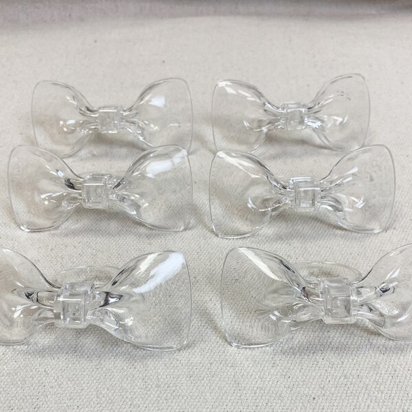 Lucite Napkin Rings Set of 4 - 