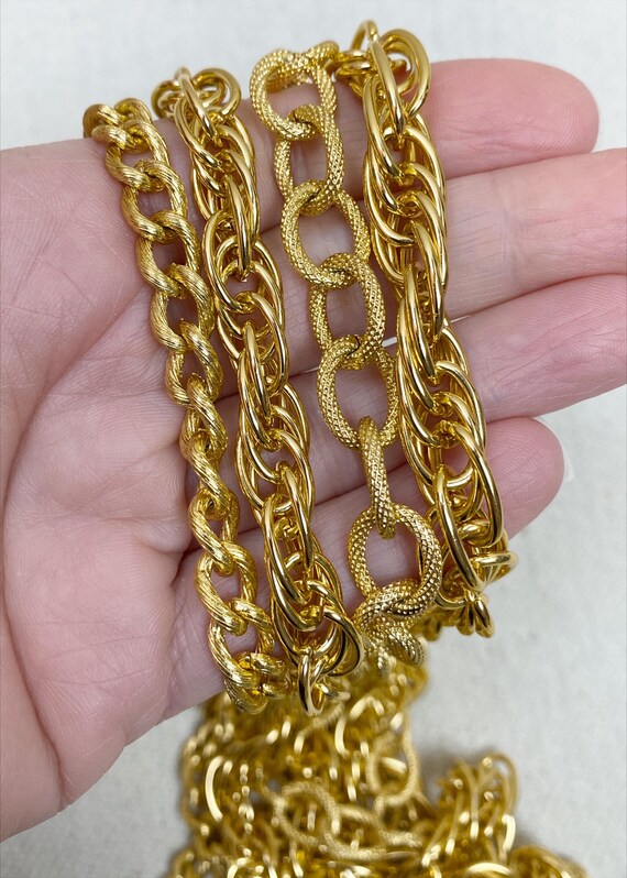 Vintage Signed DB '70s 4 Strand All Different Chu… - image 8