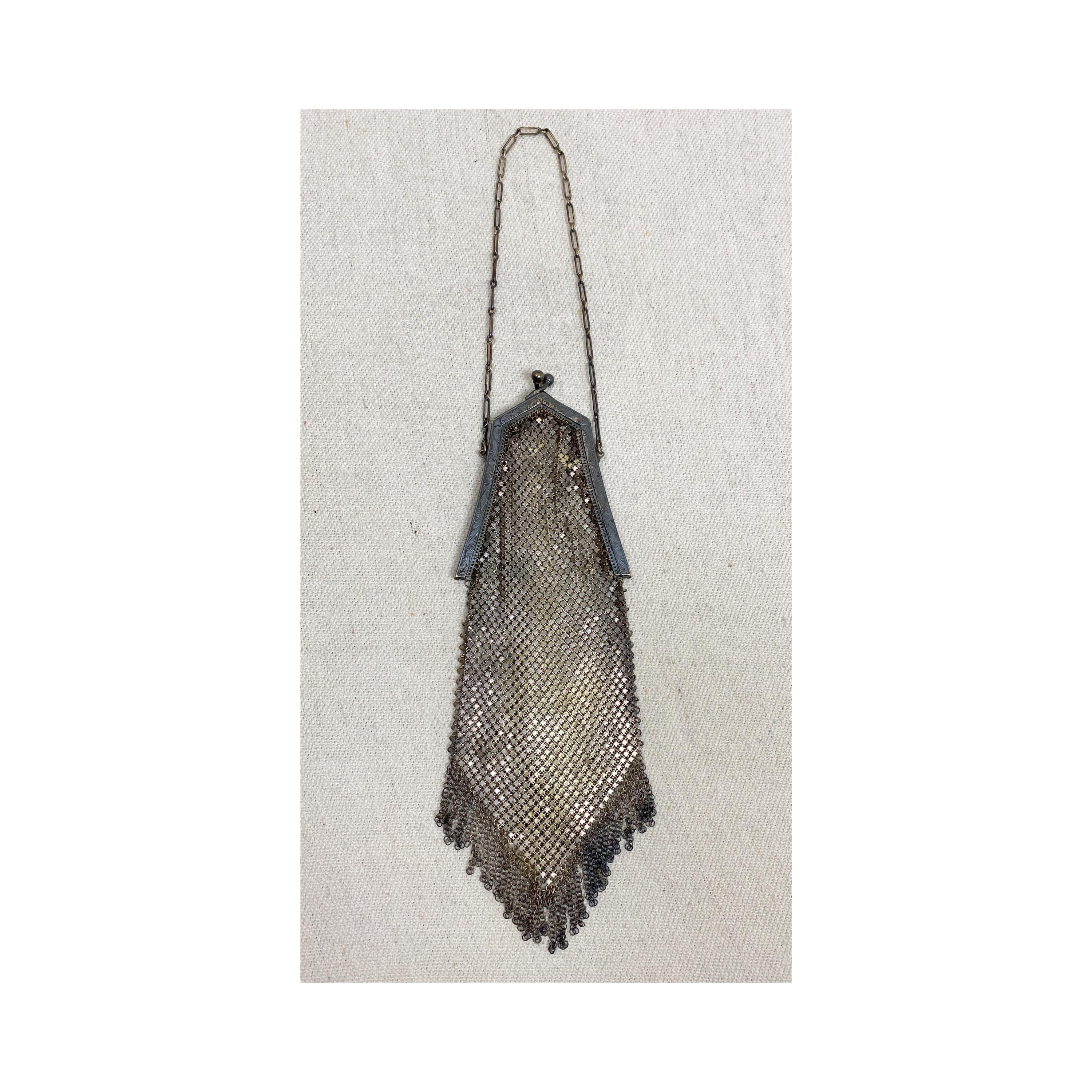 Whiting and Davis Purse With Fringe - Etsy