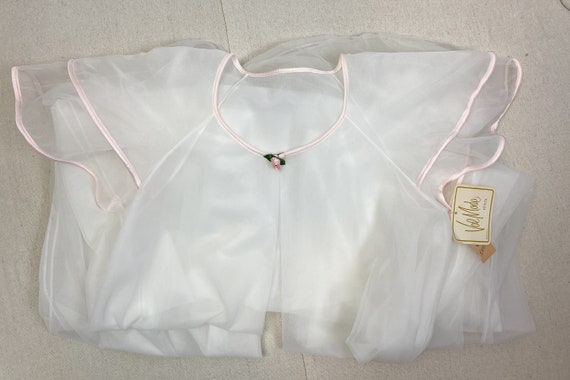 Val Mode Sheer Nylon Open Front Long Dressing Gow… - image 9