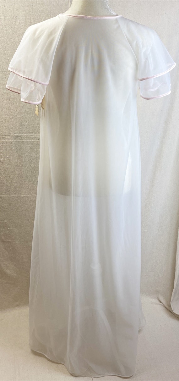 Val Mode Sheer Nylon Open Front Long Dressing Gow… - image 3