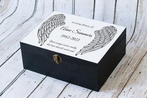 Piccola Urna / Scatola Di Cenere In Legno Personalizzata Per Cane - Foto 9