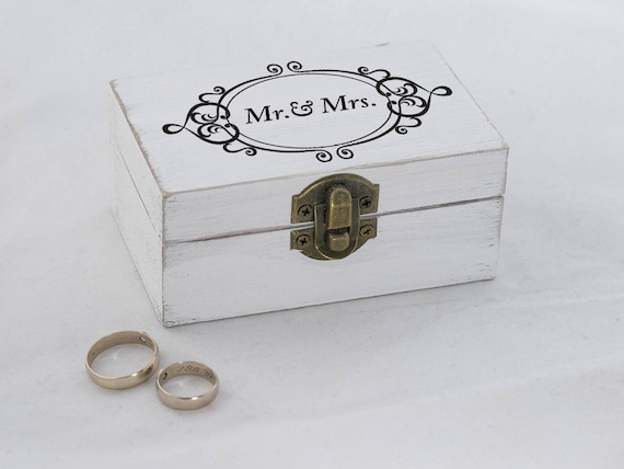 mr and mrs wedding ring box