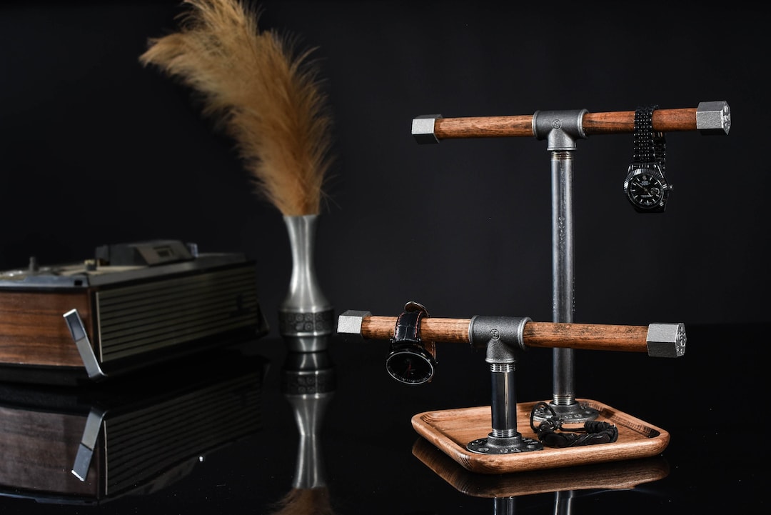 Watch Stand Rack Bracelet Watch Neckleces Tray Base Catch All Wooden watch-stand-rack-bracelet-watch-neckleces-tray-base-catch-all-wooden