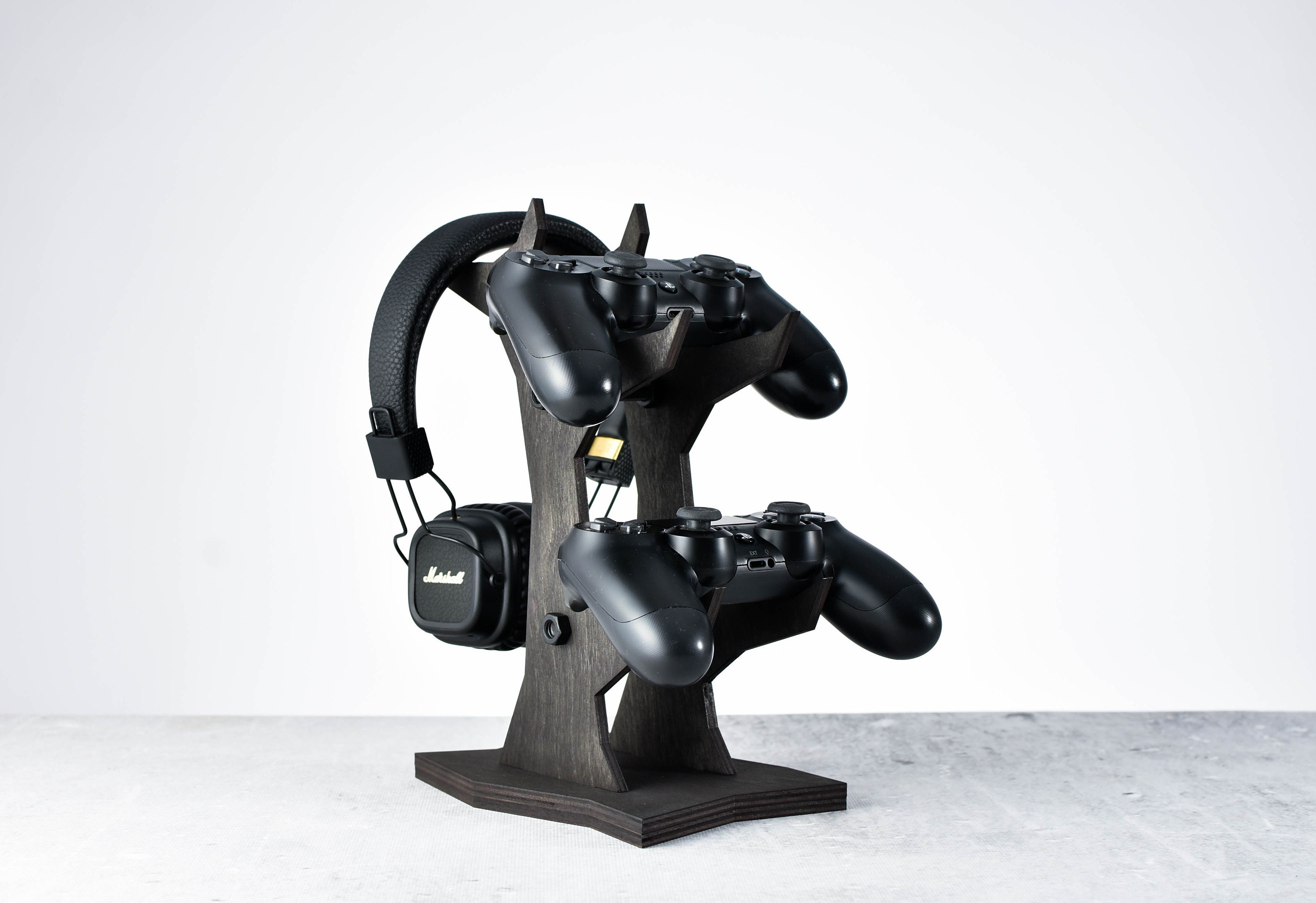 Supporto Acrilico Cuffie E Controller Set 2 Supporti Cuffie Gaming - Porta Cuffie Da Scrivania E Parete Oggetti Per Xbox - 11