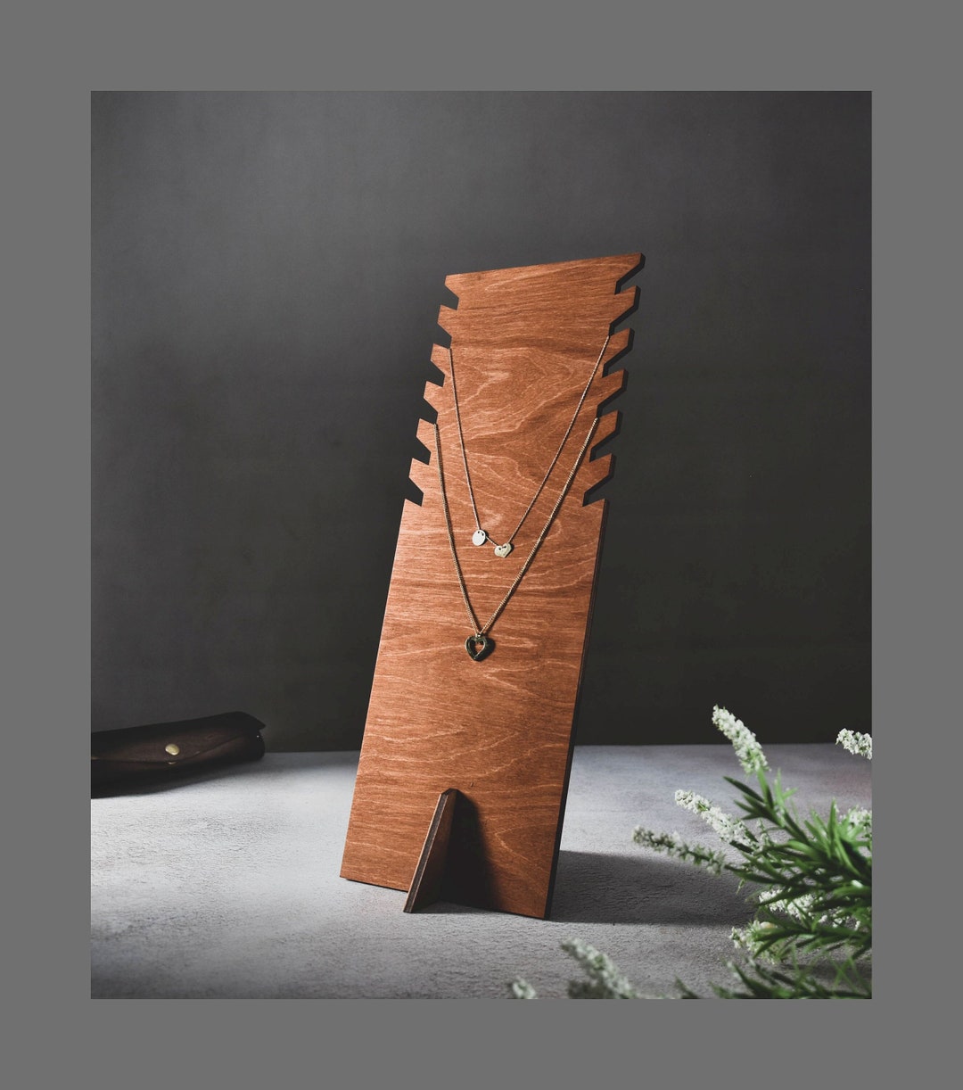 Stand Rack for Necklaces Neck-chain Chains Wooden Display - Etsy