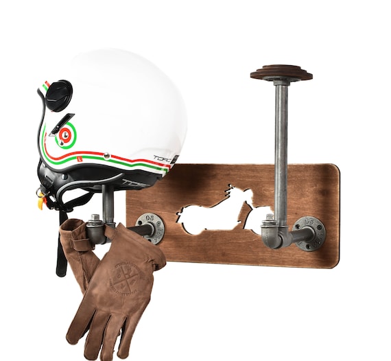 Porte-casque De Moto Et Crochet De Veste Support Mural Affichage Support De Moto Casque Rack De