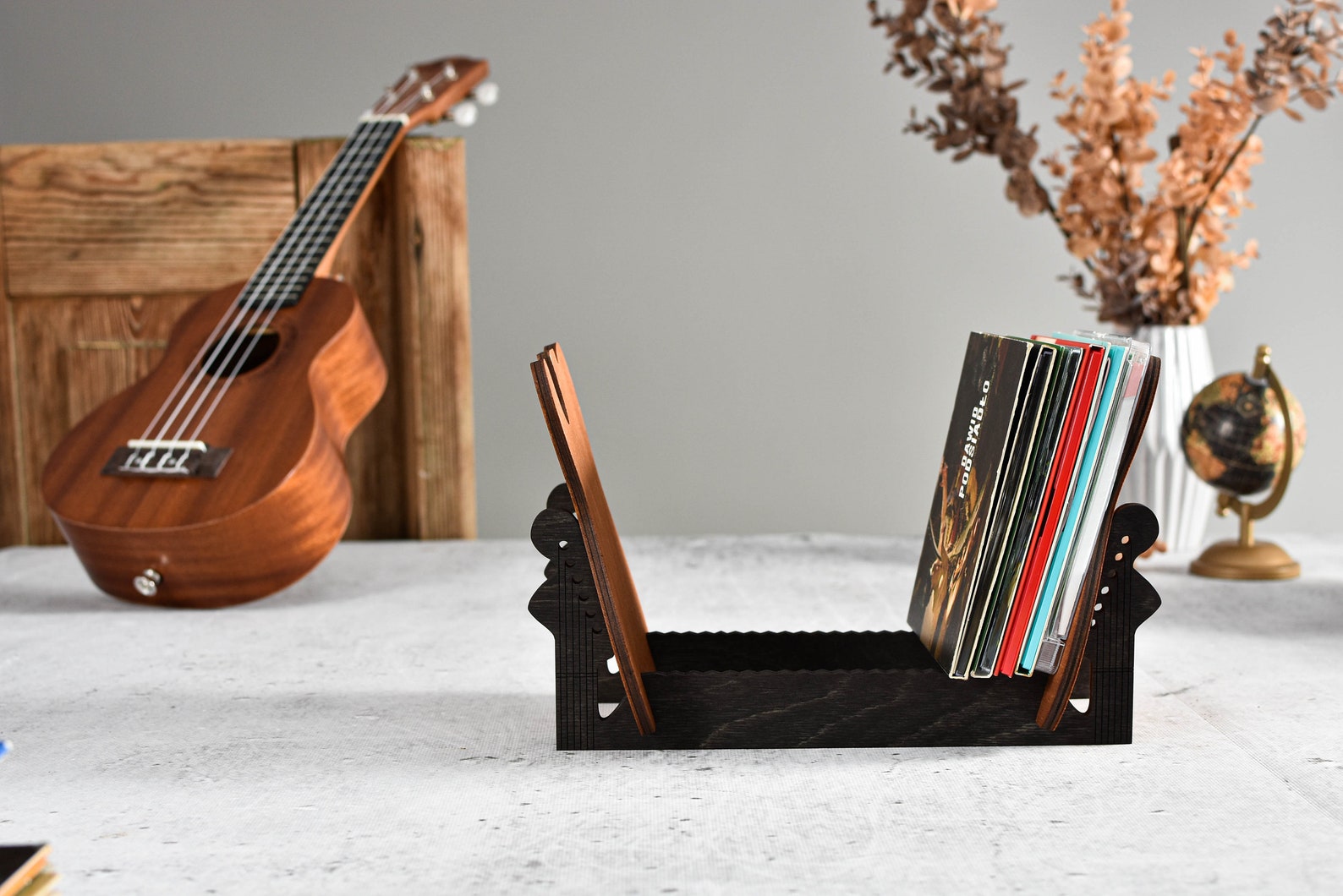 Compact Disc Stand Bookcase Desk Holder Cd Organizer CD Box Case Music ...