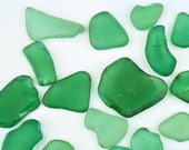 20 Authentic Aquamarine Sea Glass Mixed Glass Pieces Arts and Crafts Gems Ocean wave tumbled