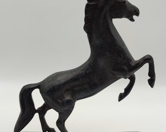 ブロンズ馬像、ペガサス、ブロンズ動物彫刻、金属製馬像、古代ギリシャ