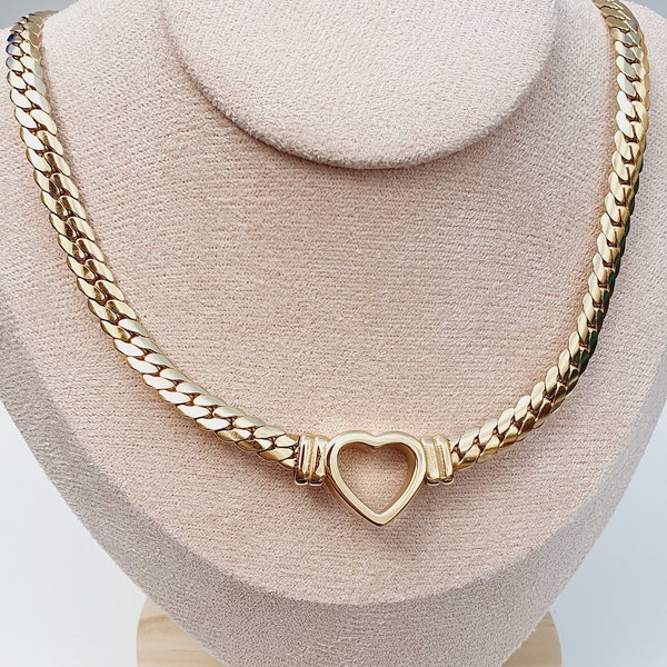 Collier acier inoxydable - coeur - cadeau