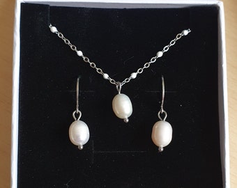 Parure de bijoux perles - ensemble de bijoux acier inoxydable