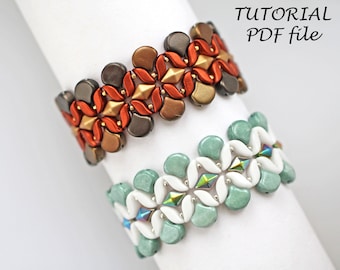Beaded Bracelet Tutorial Beading Pattern DIY Jewelry Design with Step-by-Step Instructions Beadwork Template Guide Handmade Craft PDF May