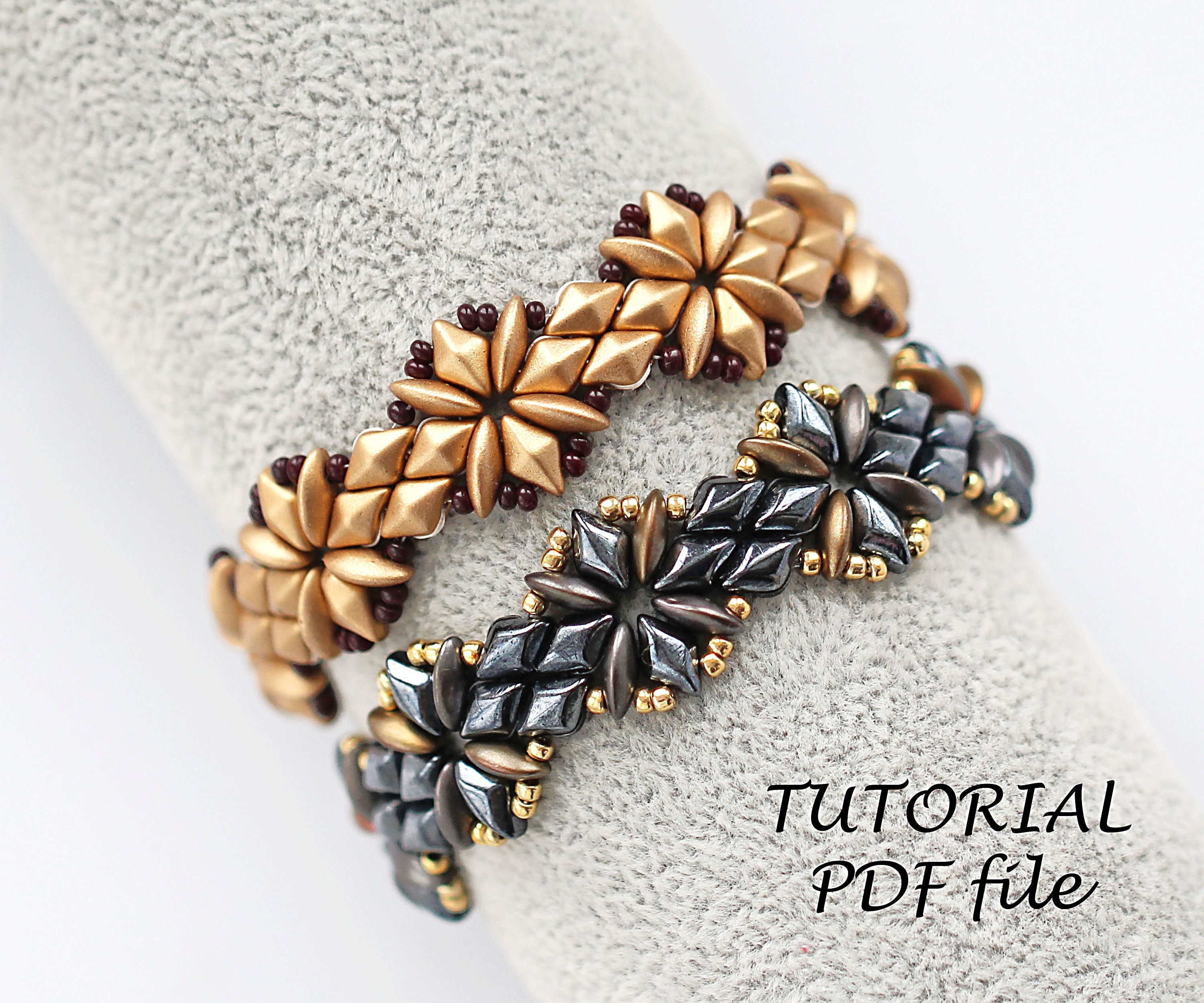 Bracelet Tutorial Beading Tutorial and Pattern Bead Bracelet - Etsy