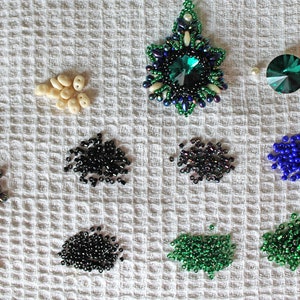 Rivoli Earrings Tutorial, Beaded Earrings Pattern, Swarovski Tutorial ...