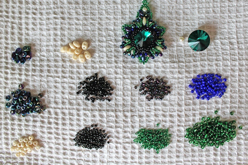 Rivoli Earrings Tutorial, Beaded Earrings Pattern, Swarovski Tutorial ...