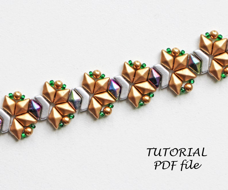Simple Bead Pattern Beginner Bracelet Tutorial Easy Fast Beading ...
